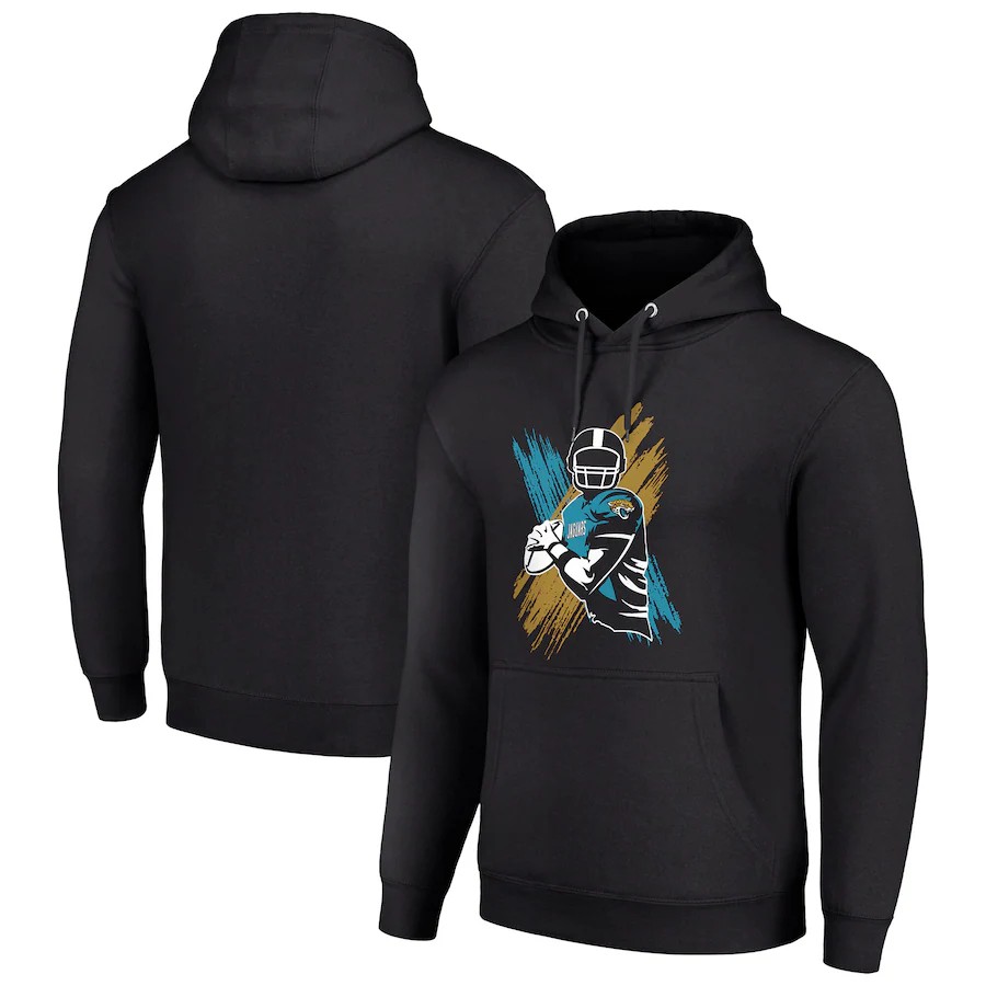 Men jacksonville jaguars black 2024 NFL hoodie